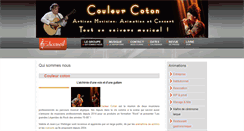 Desktop Screenshot of couleur-coton.com